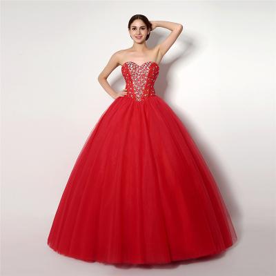 China Breathable Ball Gown Wedding Dresses 2021 Beaded Cheap Wedding Dresses Bridal Gowns Plus Size Bridal Gowns L32258 for sale