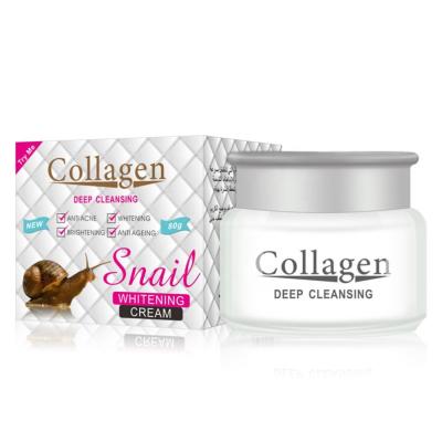 China Moisturizing Moisturizer Face Care Whitening Natural Collagen Snail Anti Aging Face Cream Extract Cream for sale