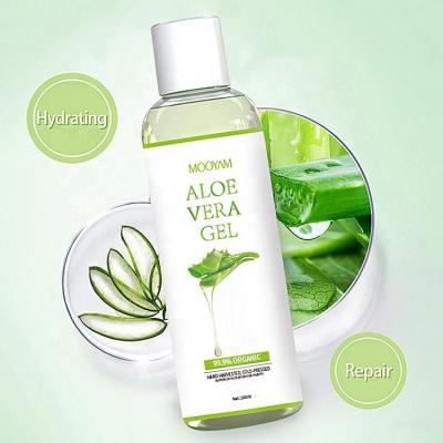 China Soothing Aloe Vera Gel Vera Leaf Extarct Hydrating Whitening Face Skin Revitalizer Beauty Natural Aloe Care Cream Wholesale for sale