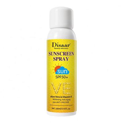 China SPF 50 Sunscreen Aloe Vera Vitamin E Sunscreen Spray Sun Long Lasting Anti-UV Sunscreen Cream for sale