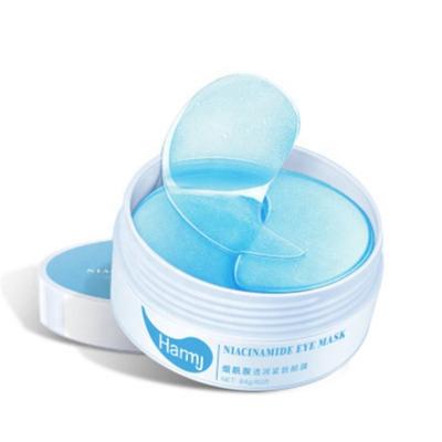 China Anti-Puffiness Private Label Nicotinamide Crystal Collagen Anti-Wrinkle Mask Eye Patch Anti Aging Eye Mask For Eye Gel Under Correction for sale