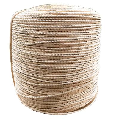 China Chair Wheat Color Waterproof Paper Rope, Paper Rope For Chair Weaving Knitted for sale