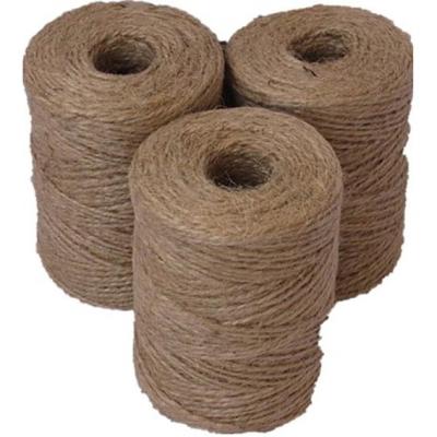 China DIY Decoration Eco Friendly 100% Natural Jute Twine , 2ply Jute Twine 100m Spool for sale