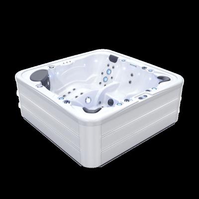 China European Popular Outdoor Hydraulic Bathtub 6 People Freestanding Balboa Spa Style Hot Tub for sale