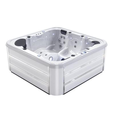 China Manufacturer 5 People Whirlpool Massage Freestanding Luxury Acrylic Hot Tubs Hot Selling Cost-Effective Spas Hydraulic Hot Tub for sale