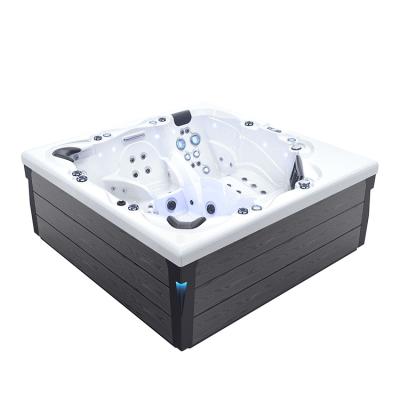 China Manufacturer Free Standing Hot Tub Large Outdoor Hot Tubs 5 Seater Spa for sale