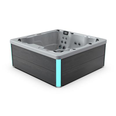 China Freestanding Acrylic 6 Function People Spa Massage Bathtub Outdoor Home Massage Hot Tub for sale