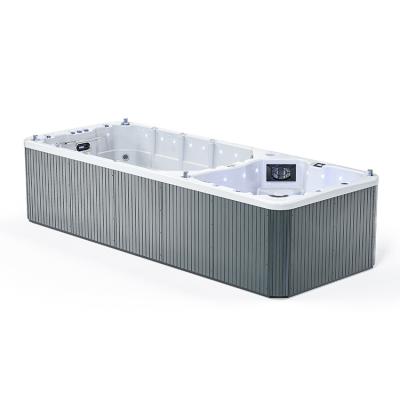 China Modern Galvanized Steel Frame Outdoor Bath Spa 5 Person Jacuzi Pool Hot Tub With Fountains Decoration for sale