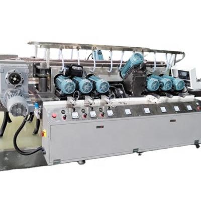 China Double 2500mm width GLASS architectures SANKEN architectures furniture high speed L-shape glass edging machine for sale