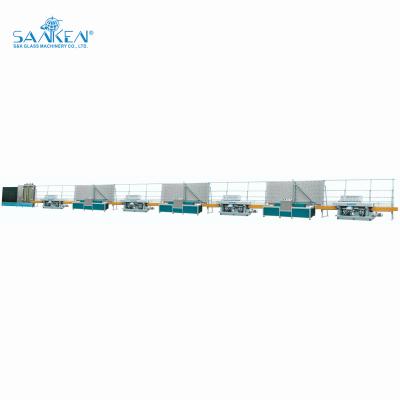 China SANKEN Shops SK45-9-4 Building Material CE Glass Straight Line Edger Polisher Grinding Vertical Grinder Polishing Sharpening Production Line for sale