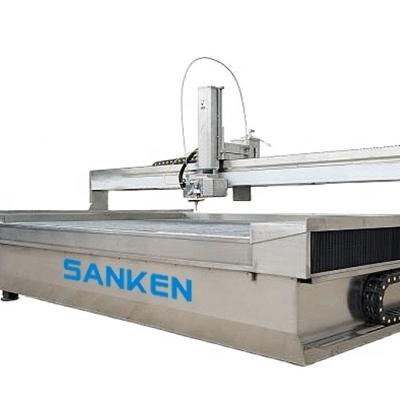 China Architectures SANKEN Glass-to-Glass Waterjet Furniture Appliance Processing Machine Long Use Time for sale