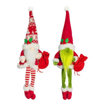 China 2022 Wholesale New Arrival Christmas Grinch Doll Christmas Cute Dwarf Faceless Jewelry Rudolph Children's Doll for sale