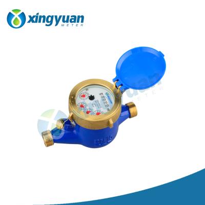 China Multi-jet Vane Wheel Water Meter Brass/Iron Dryer for sale