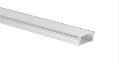 China Sandblasting 6063 T5 Recessed Aluminum LED Profile Grade 6000 Series for sale