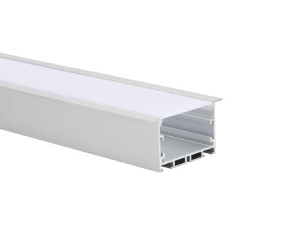 China Hoch 35mm vertiefter LED-Aluminiumprofil PMMA PC mit UGR-Diffusor zu verkaufen