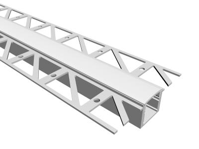 China Plasterboard Recessed Led Aluminium Profile PC PMMA For Gypsum Wall for sale