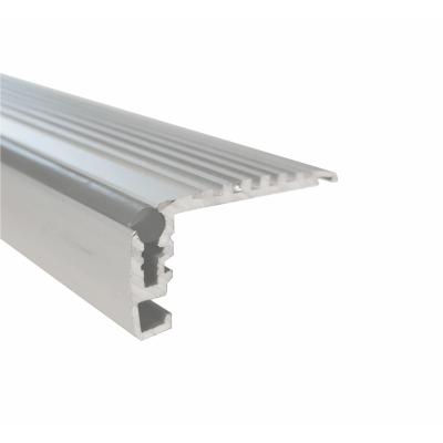 China H22.5mm 6063 T5 LED Aluminium Extrusion Profiles Anodized Linear For Stair Lighting for sale