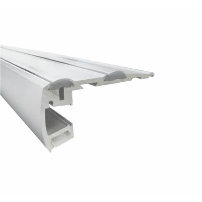 China 8mm Width PC PMMA LED Aluminium Extrusion Profiles 6063 T5 With PC Diffuser Cover for sale