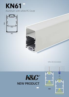 China Soem 35*55mm auf und ab das Beleuchten von LED profilieren das Aluminium mit 6063 Legierungen zu verkaufen