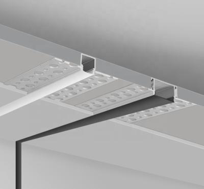 China T5 6063 Pc Pmma Recessed Aluminium Led Profile 5mm Pcb For Drywall for sale