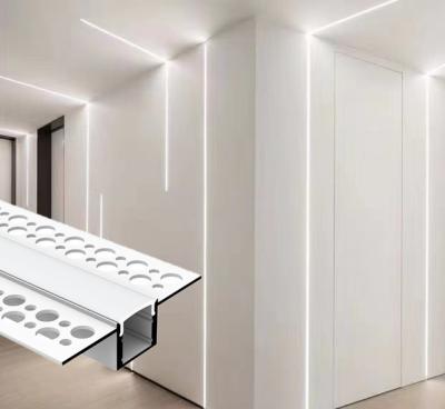 Cina Il profilo principale di alluminio messo del gesso del gesso del muro a secco per la luce del soffitto LED spoglia il Manica di alluminio in vendita