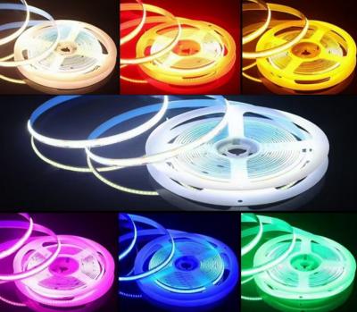 China 24VDC Flexible COB LED Strip 320 Leds 8mm IP20 For Indoor Decoration for sale