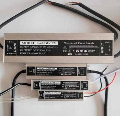 Китай На открытом воздухе электропитание 60W СИД 12V 24V - водитель СИД 500W IP67 водоустойчивый для света прокладки СИД продается