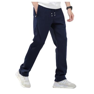 China Breathable Drawstring Pocket Cotton Polyester Mens Loose Sweatpants Mens Sports Pants Joggers Mens for sale