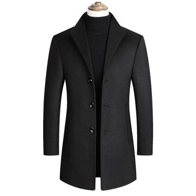 China Stylish Woolen Overcoat Winter Anti-wrinkle Mens Single Breasted Coat Men Coat Winter for sale