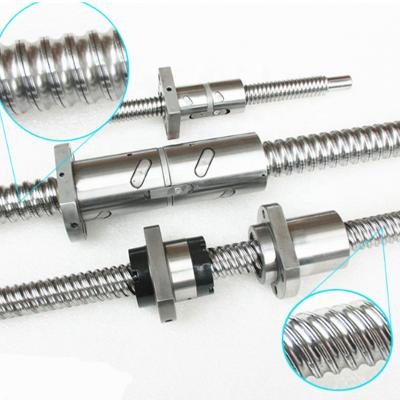 China Long life ball screw fixed cnc machine cold rolled wire ball screw sfu2010 sfu 1604 sfu1605 for sale