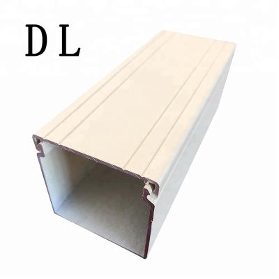 China Professional Decorations Aluminum Alloy Trunking, 50X50, Color Can Be Customized for sale