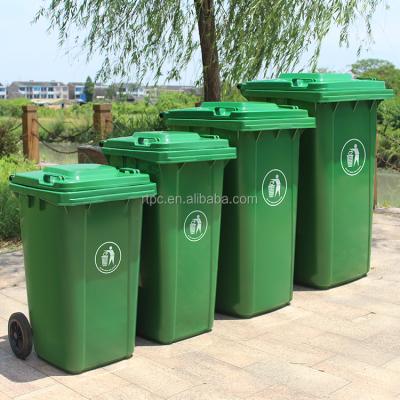 China 240 Liter Sustainable Plastic Wheelie Garbage Bin Recycle Bin Waste Bin for sale