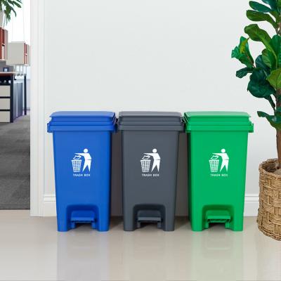 China Sustainable High Quality Household Recycling Bin Recycle Bins Plastic Bin for sale