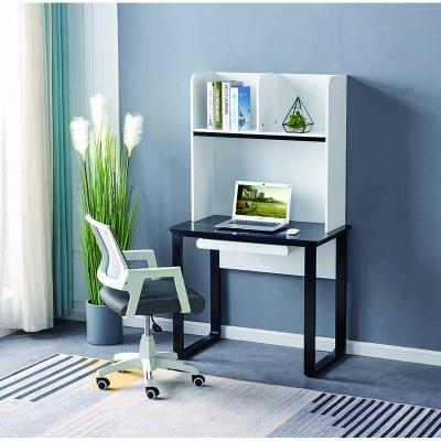 China With Shelf L Shape Modern Desk Rack Study Table Computer Desk Wooden Office Furniture for sale