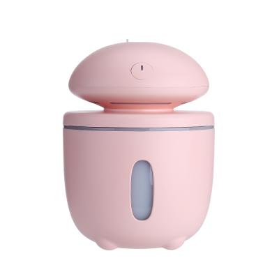 China Cute Colors LED Changeable Light 3 In 1 USB Humidifier 280ML Mini Portable Home Office Use Air Humidifier Can Humidifier With Night Light for sale