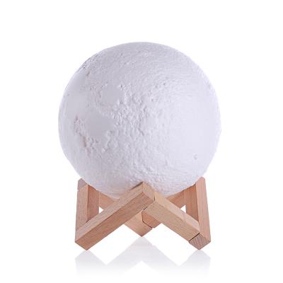 China Working Time 5-6hours AGQ 5.9 Color 16 Inch 15cm 3d Led Night Light Lamp With Wooden Stand for sale