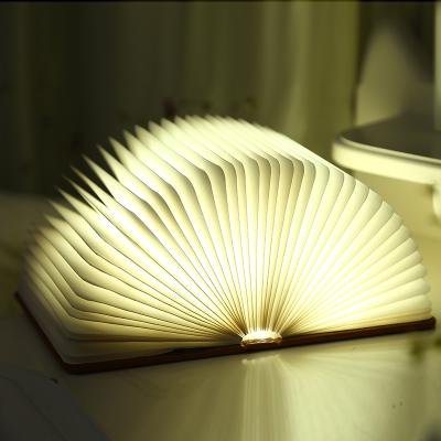 China ABS+PU+electron component supplier AGQ China creative home decoration usb cover folding lumio led book lamp for sale