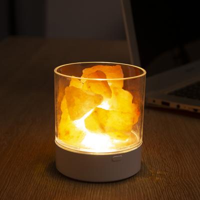 China Purify Air Release Negative Ions AGQ To Purify Air 1200 mAh Himalayan Mineral Salt Lamp for sale