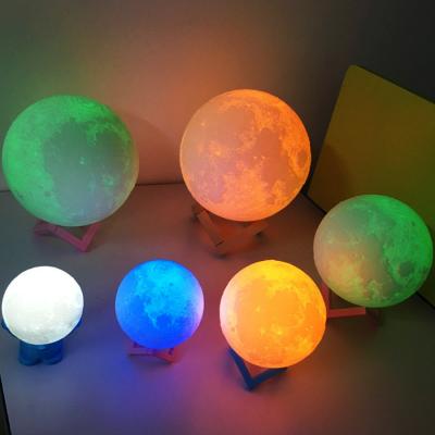 China New Amazon Lunar Light Barcode Free Desktop 3D Lunar Light Remote Control Lamp for sale