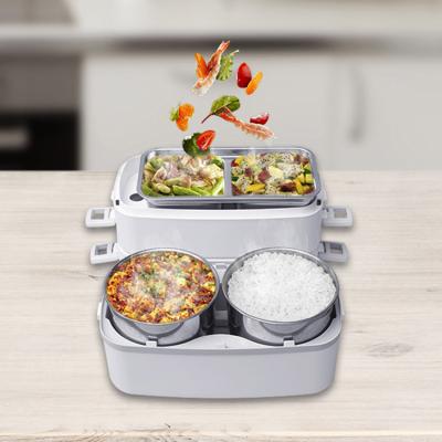 China Hotel Konforte Easy Carry Food Warmer Heated Electric Food Heater Portable Electric Lunch Box Lunch Box Made in China for sale