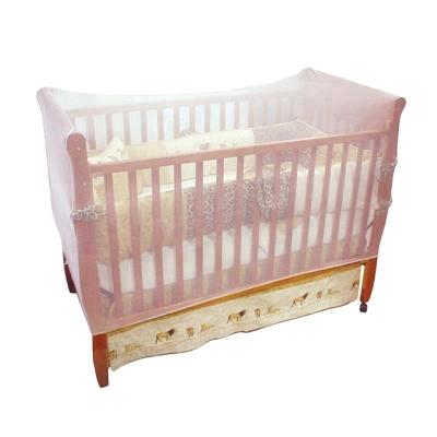 China Baby Crib Mosquito Net Bed Canopy 100% Folded Polyester Bed Net for sale