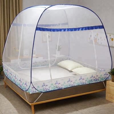 China Free Standing Folding Folding 3 Doors Mosquito Bed Net High Quality Net for sale