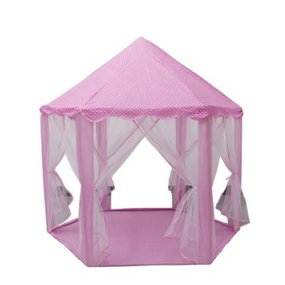 China Soft Toy Princess Tent Large Hexagon Playhouse Kids Castle Play Tent For Children for sale