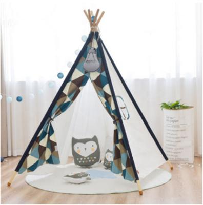 China Toy High Quality Cotton Kids Tent Soft Indoor Indoor Five House Corner Tents for sale