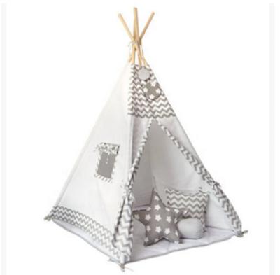 China Soft Toy High Quality Cotton Kids Indian Tent Tent Indoor Outdoor Toy Teepee House for sale