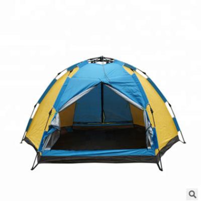 China Hexagonal anti water polyester moving tent increasing outdoor tent camping bed tent for sale