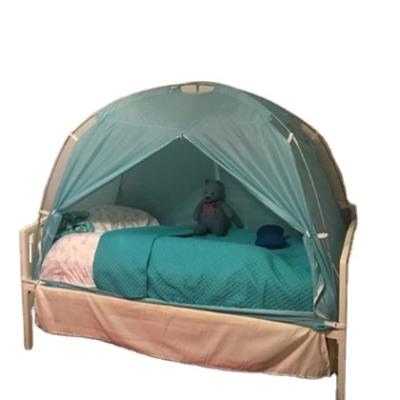 China Indoor Camouflage/Field Play Floorless Privacy Tent Over Bed For Warm And Cozy Sleeping Inside Room With Drafts for sale