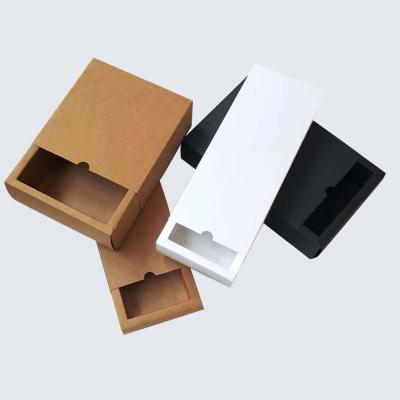 China Handmade Hot Selling Kraft Paper Packing Box Gift Tea Food Wrapping Paper Boxes for sale