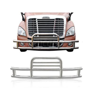 China STEEL Front Bumper Bull Bar Deer Grill Guard Front Bumper Bull Bar Deer Truck Bumper Guards Deer Guard For Freightliner Cascadia Semi Tall Car Accessories for sale