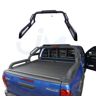 China 2015 hilux revo sports 4x4 pick up roll bar tonneau cover stainless steel roll bar for truck accessories for sale